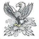 eagle tattoo design idea