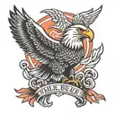 eagle tattoo design idea
