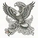 eagle tattoo design idea