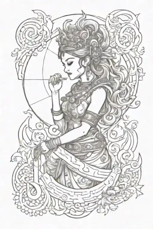 Gita tattoo design idea