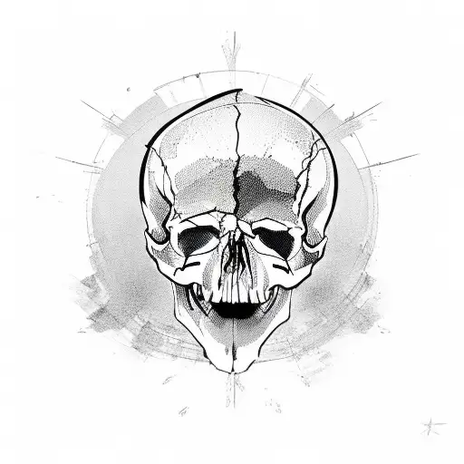 skull soldier drawing