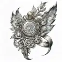 Malenia elden ring tattoo design idea