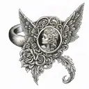 Malenia elden ring tattoo design idea