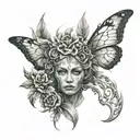 Malenia elden ring tattoo design idea