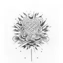 full sleave, with meaning of power independence and welth tattoo design idea