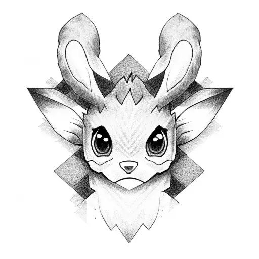eevee tattoo design idea