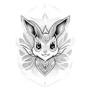 eevee tattoo design idea