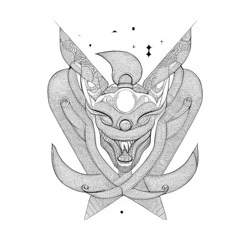 torii gate tattoo design idea