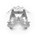 torii gate tattoo design idea