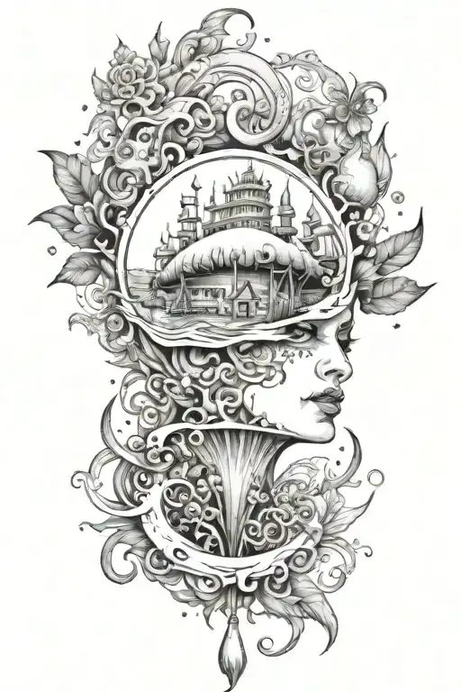 ashitakas curse  tattoo design idea