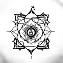 chakras  tattoo design idea