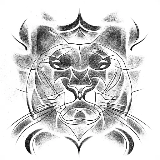 Panther tattoo design idea