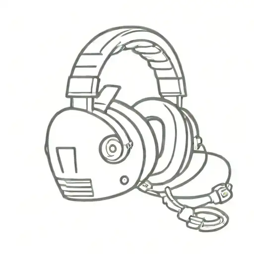 Merge a football helmet with gaming headphones and a Christmas cactus motif tattoo design idea
