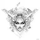 Gemini  tattoo design idea