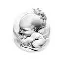 kewpie baby tattoo design idea