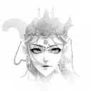 Name "Manju" tattoo design idea
