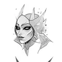 arcana drow ranger tattoo design idea