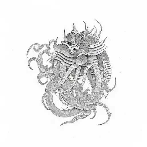 ajolote with cempasúchil tattoo design idea