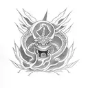 Jörmungandr tattoo design idea