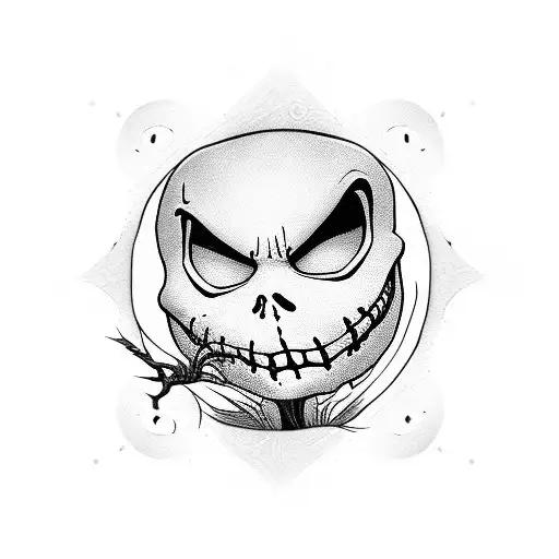 jack skellington tattoo design idea
