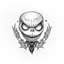 jack skellington tattoo design idea
