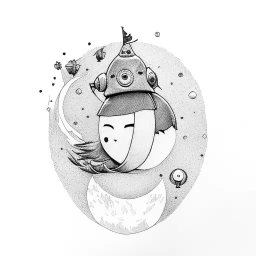 le petit prince book  tattoo design idea