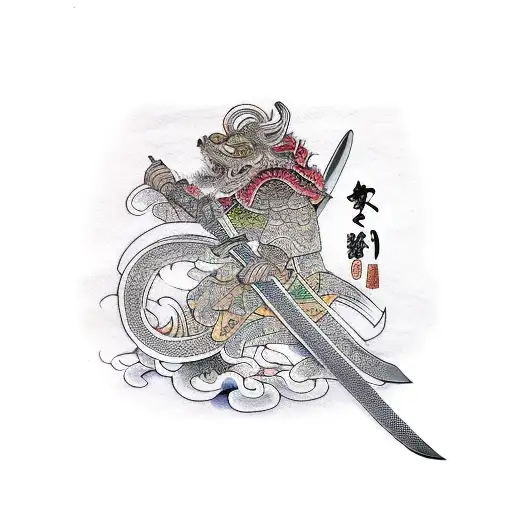 Sword tattoo design idea