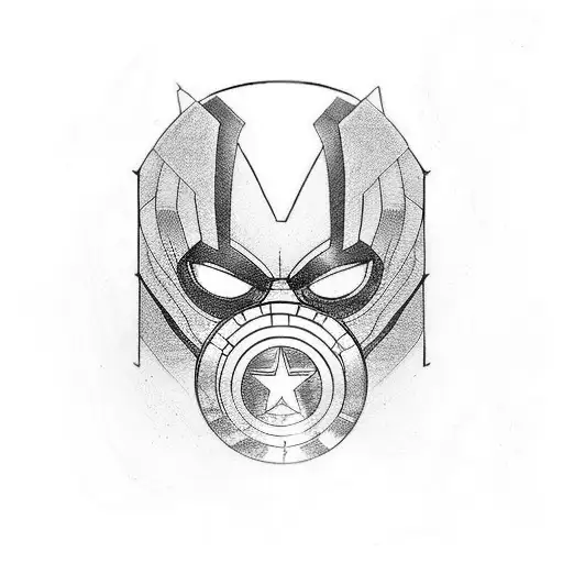 marvel superheroes tattoo design idea