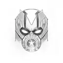 marvel superheroes tattoo design idea