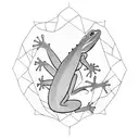 lizard  tattoo design idea