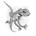lizard  tattoo design idea