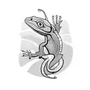 lizard  tattoo design idea