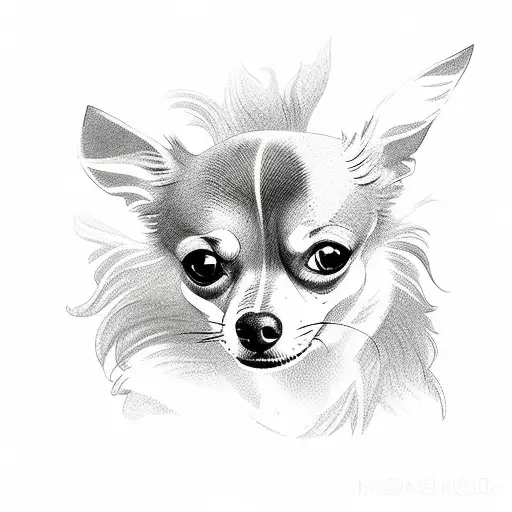 CHIHUAHUA tattoo design idea