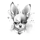 CHIHUAHUA tattoo design idea