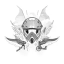 motorcycle adventure friends tattoo design idea