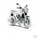 motorcycle adventure friends tattoo design idea