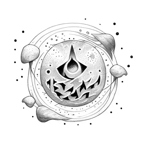 witchy earth tattoo tattoo design idea