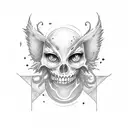 witchy earth tattoo tattoo design idea