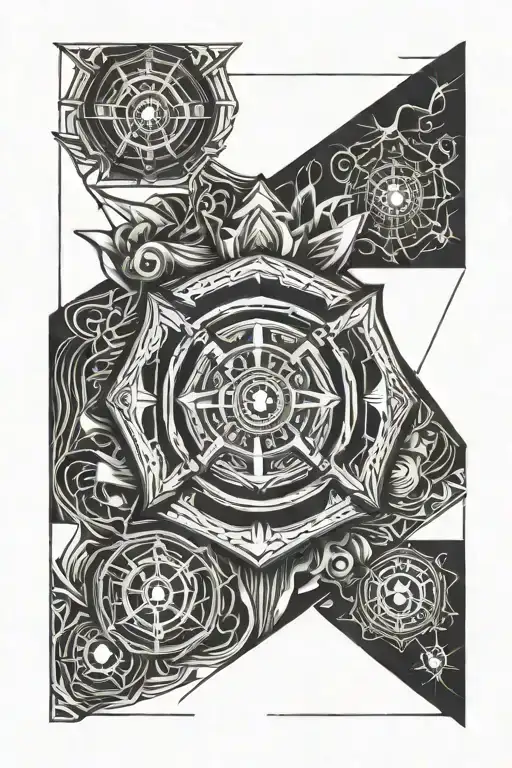 Firefighter tattoo design idea
