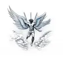 Icarus  tattoo design idea
