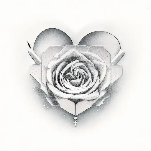 Heartbreak tattoo design idea