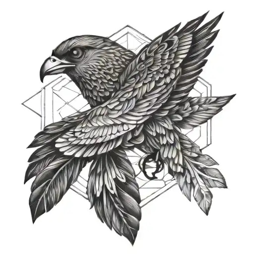 The Bird of Hermes is my name, eating my wings to make me tame tattoo design idea