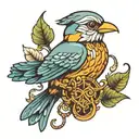 The Bird of Hermes tattoo design idea