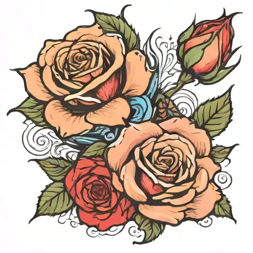 rose w 999 and not soon enough   tattoo design idea