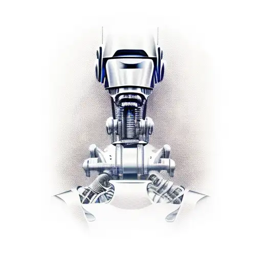 Robocop Shooting tattoo design idea