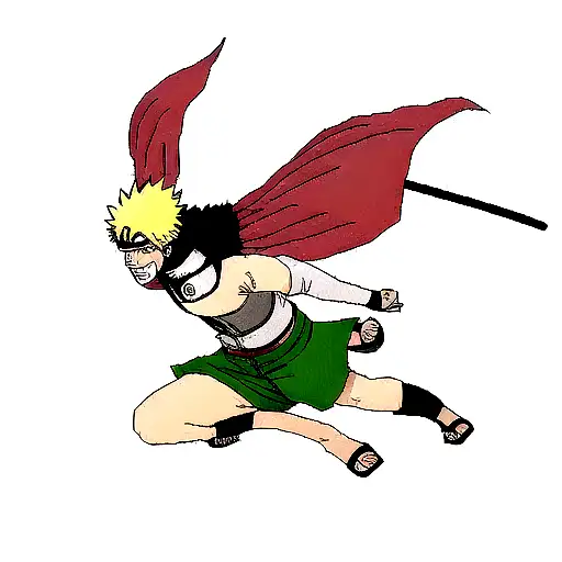 Naruto, Satoru Gojo, Yuji Itadori tattoo design idea