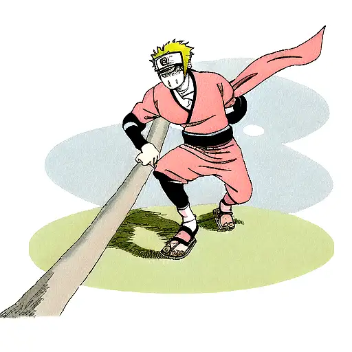 Anime "Naruto, Satoru Gojo, Yuji Itadori" Tattoo Idea BlackInk AI