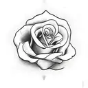 Julio cesar imperador, com rosas coloridas ao redor, e a frase veni vidi vici tattoo design idea