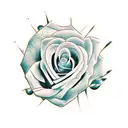 Julio cesar imperador, com rosas coloridas ao redor, e a frase veni vidi vici tattoo design idea