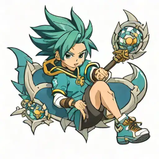 inazuma eleven fubuki eternal blizzard tattoo design idea